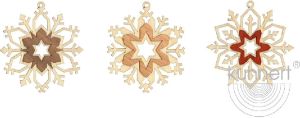 Baumschmuck Schneekristalle Baumschmuck Schneekristalle