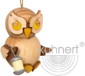 Baumbehang Eulenkind mit Lampion