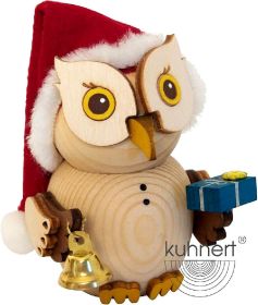 Mini-Eule Weihnachtsmann