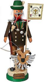 Räuchermann Schützenkönig - braun Räuchermann Schützenkönig - braun