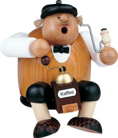 Räuchermann Kantenhocker Kaffeesachse -Die Dicken- Räuchermann Kantenhocker Kaffeesachse -Die Dicken-
