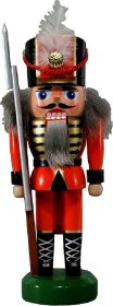 Legler Nussknacker Soldat, rot, 21 cm