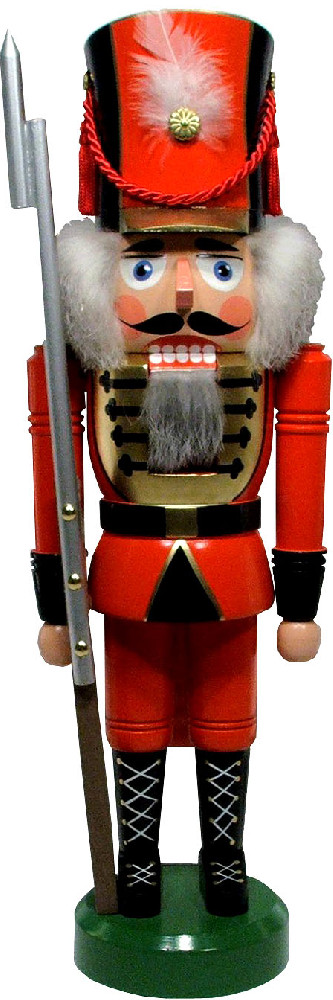 Legler Nussknacker Soldat, rot, 46 cm