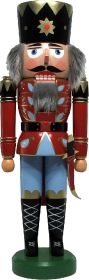 Nussknacker König, rot, 46 cm