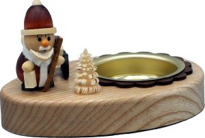 Teelichthalter Weihnachtsmann - 5 cm
