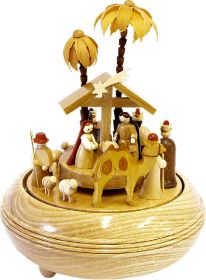 Spieldose Christi Geburt, natur, 36er Spielwerk