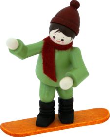 Snowboarder, bunt