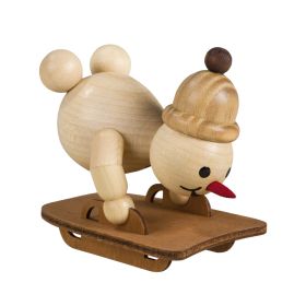 Schneemann Junior Skeleton mit Mütze