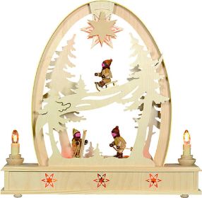 Schwibbogen Seidelbogen groß - Wintersportler Schwibbogen Seidelbogen groß - Wintersportler