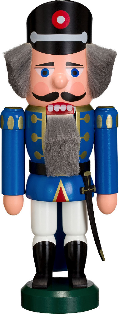 Nussknacker Polizist, blau, 25 cm
