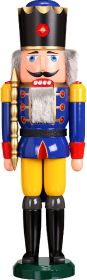 Nussknacker König, blau, 60 cm