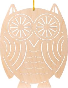 Fensterbild Eule (1) - oval