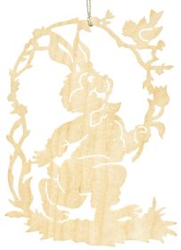 Fensterbild Ostern Schmunzelhase