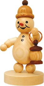 Schneemann Junior - mit Laterne