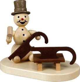 Schneemann - Schlittenbauer