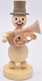 Schneemannmusikant - Basstrompete