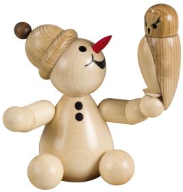 Schneemann Junior mit Uhu