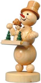 Schneemann- Bauchladen