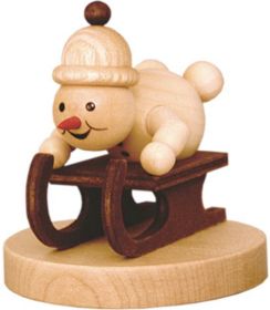 Schneemann Junior - Rennschlittenfahrer