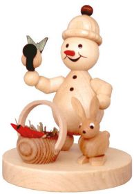 Schneemann Junior Hase und Körbchen