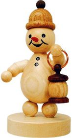 Schneemann Junior mit Laterne