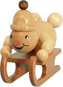 Schneemann Junior - Rennschlittenfahrer