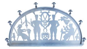Schwibbogen aus Edelstahl Motiv: Schwarzenberger Schwibbogen aus Edelstahl Motiv: Schwarzenberger