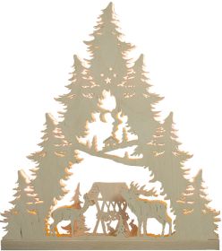 Lichterspitze Hirschfamilie, 7 flg. Lichterspitze Hirschfamilie, 7 flg.