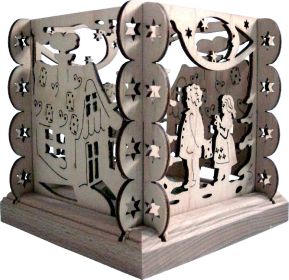 Teelichthalter Hänsel und Gretel