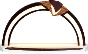LED-Design Bogen braun, Applikation Zebrano/Wenge LED-Design Bogen braun, Applikation Zebrano/Wenge