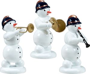 Schneemannmusikanten, 3-teilig Schneemannmusikanten, 3-teilig
