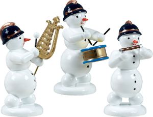 Schneemannmusikanten, 3-teilig Schneemannmusikanten, 3-teilig