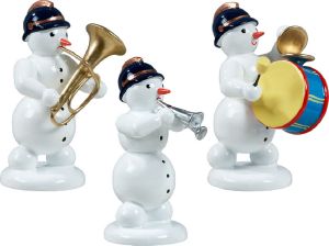 Schneemannmusikanten, 3-teilig Schneemannmusikanten, 3-teilig