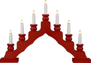 Schwedenleuchter - rot Schwedenleuchter - rot
