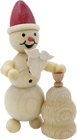 Schneemann als Weihnachtsmann