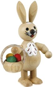 Osterhase mit Eierkörbchen, stehend