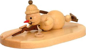Schneemann - Biathlon, liegend