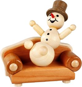 Schneemann - auf dem Sofa, Filmszene