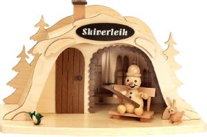 Räucherhaus Skiverleih mit Junior