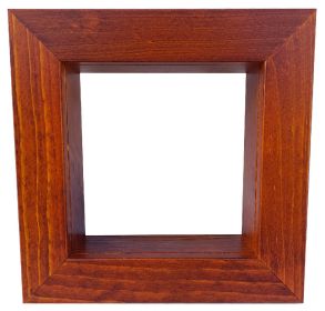 Wandrahmen Kastenrahmen gross braun - 24 x 24 cm Wandrahmen Kastenrahmen gross braun - 24 x 24 cm