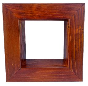 Wandrahmen Kastenrahmen klein braun - 20 x 20 cm Wandrahmen Kastenrahmen klein braun - 20 x 20 cm