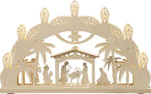 Schwibbogen Bethlehem, 7 flg. Schwibbogen Bethlehem, 7 flg.