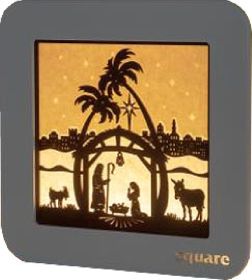 Square Wandbild LED - Christi Geburt Square Wandbild LED - Christi Geburt