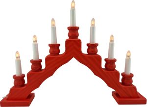 Schwedenleuchter - rot Schwedenleuchter - rot