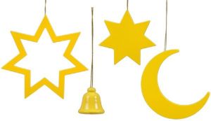 Weihnachtlicher Baumschmuck 4-teilig Weihnachtlicher Baumschmuck 4-teilig