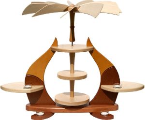 Design-Pyramide loderndes Feuer - ohne Bestückung Design-Pyramide loderndes Feuer - ohne Bestückung