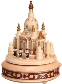 Spieldose Dresdner Frauenkirche mit Sängern natur