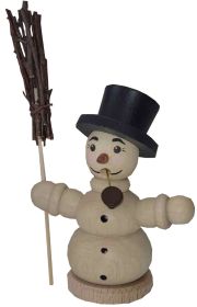 Räuchermann Schneemann natur Räuchermann Schneemann natur